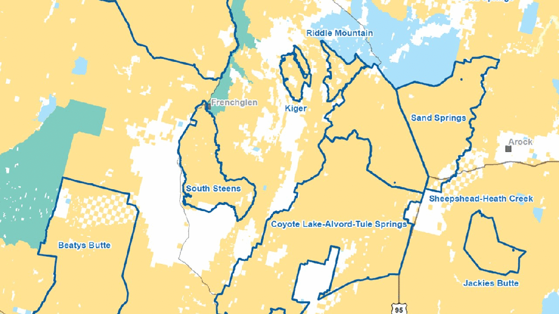 South Steens HMA Map