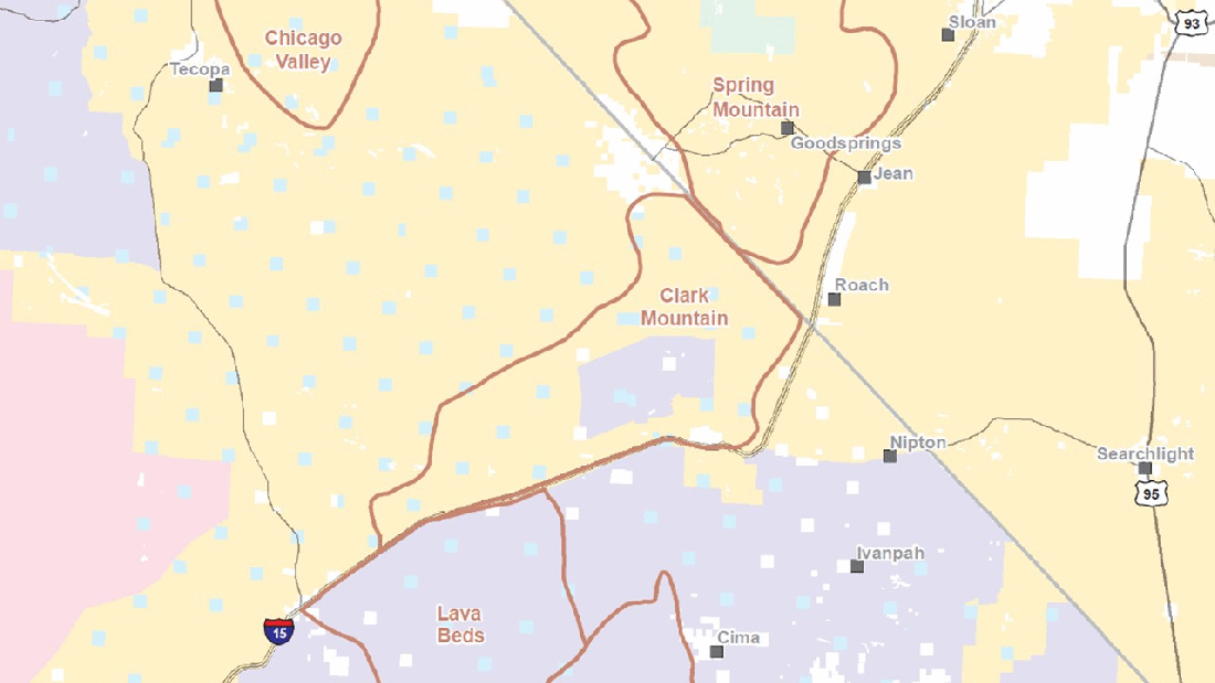 Clark Mountain HA Map