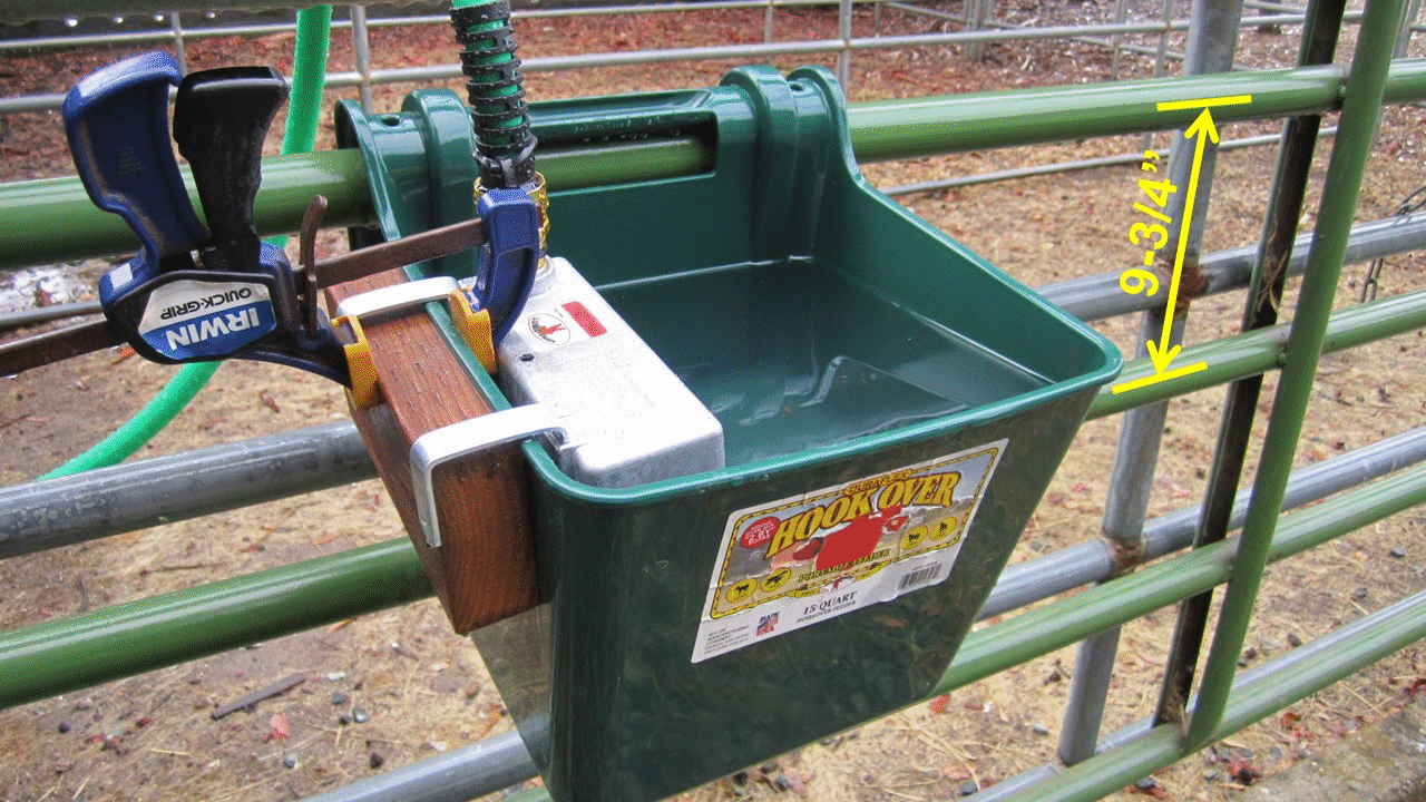 Hookover Bucket Installation Concerns