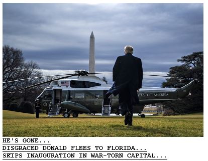 Trump Leaves White House 01-20-21