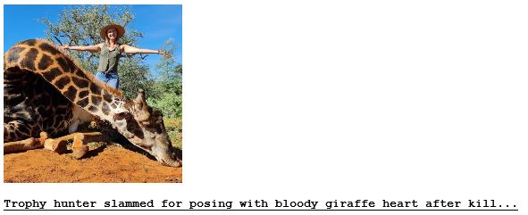 Big Game Kill on Drudge 02-22-21