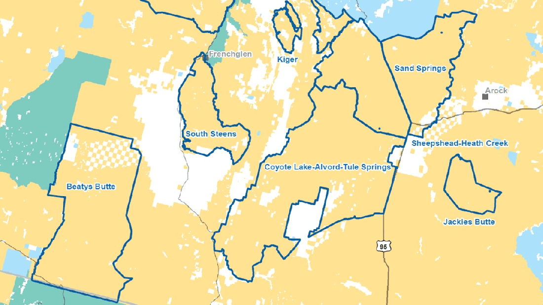 Beatys Butte HMA Map 07-06-21