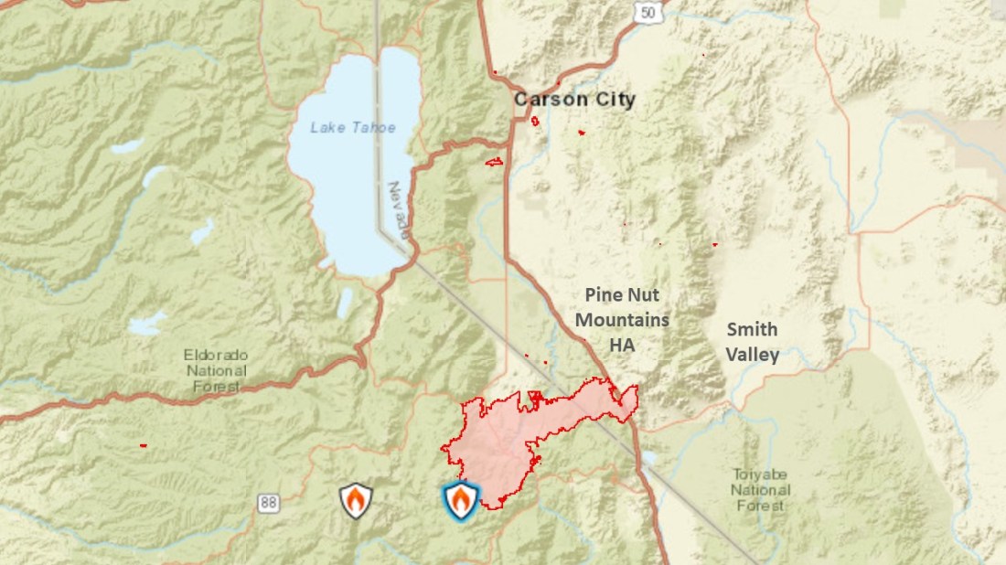 Tamarack Fire Map 07-23-21 AM