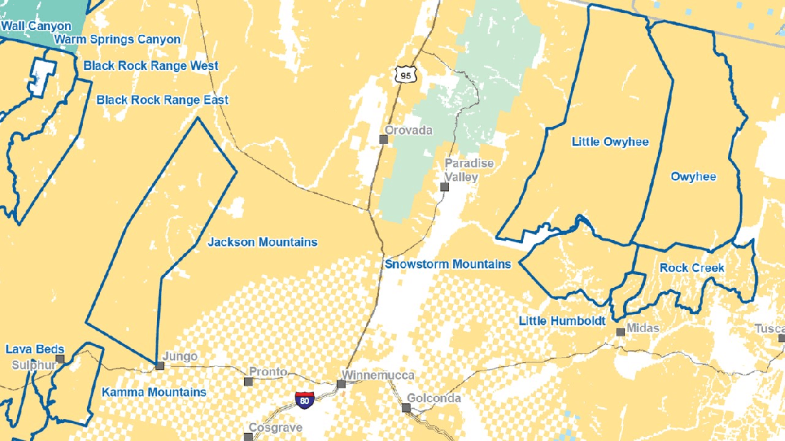 Jackson Mountains HMA Map 08-28-21