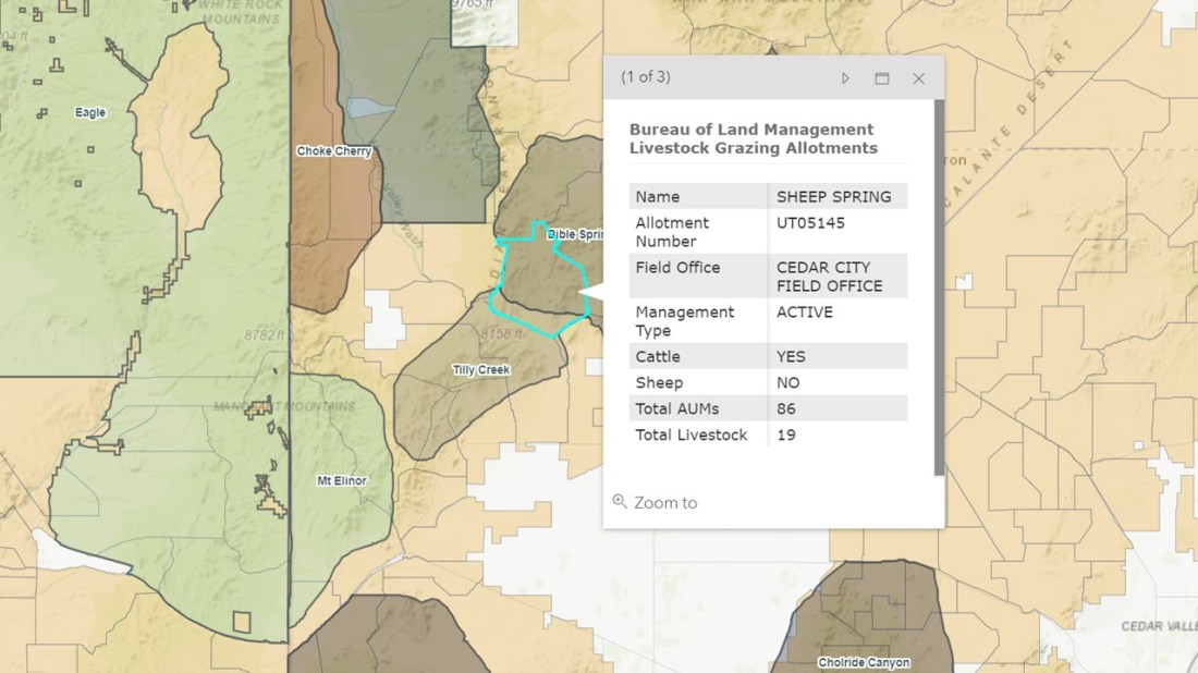 Sheep Spring Allotment Map 06-03-22