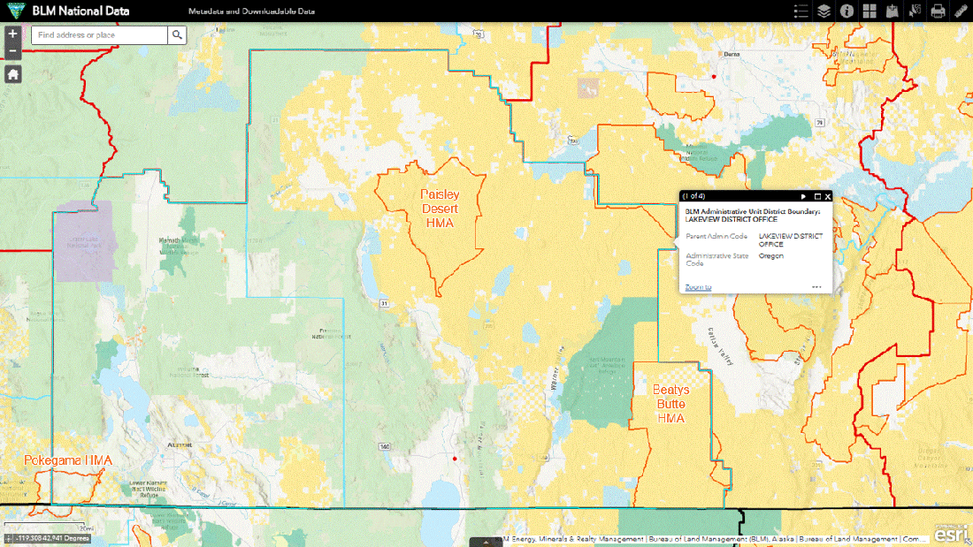 Lakeview District Office with HMAs 10-19-23