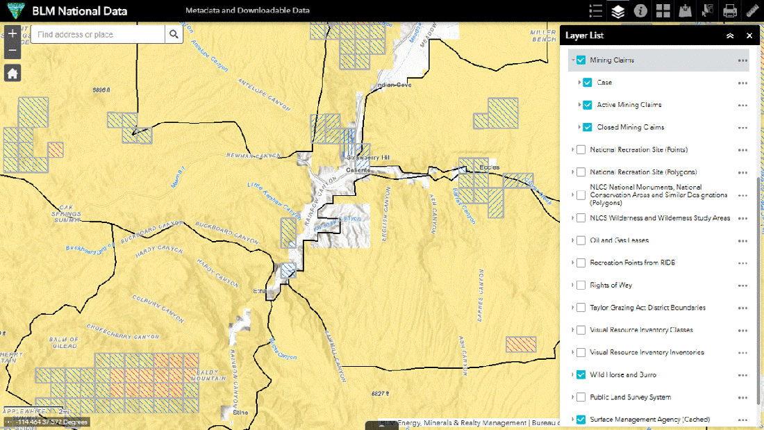 Mining Claims in NDV 04-27-24