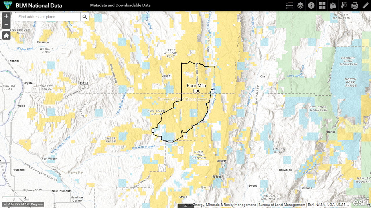 Four Mile HMA with Allotments 08-19-24
